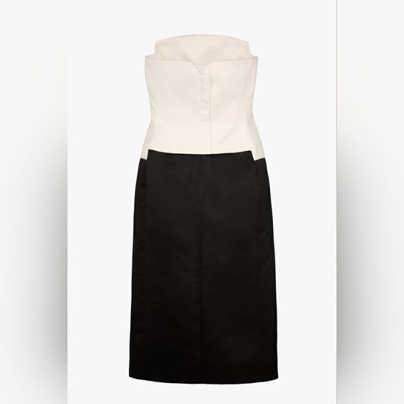 ZARA STUDIO CONTRAST CORSET STYLE DRESS LIMITED EDITION - Picture 7 of 11
